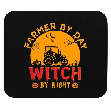 Discover Farmer By Day Witch By Night Mouse Pads