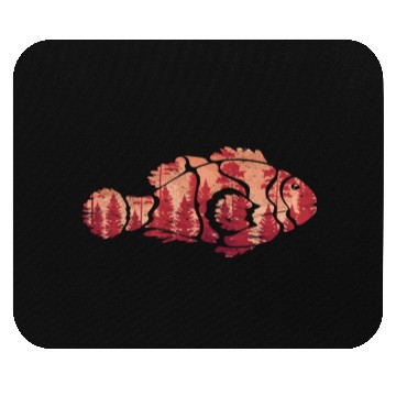 Discover Forest nature lover fishing animal gift fish Mouse Pads