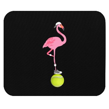 Discover Tennis Flamingo Mouse Pads