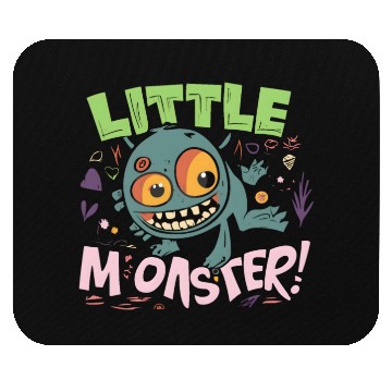Discover Little Monster: Playful Beast! Mouse Pads