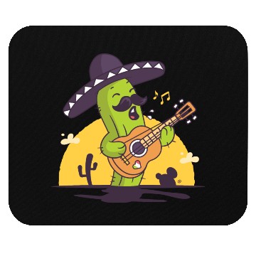 Discover Mexican Mariachi Cactus Mouse Pads