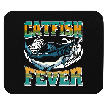 Discover Noodling Flathead Fishing Catfish Angler Mouse Pads