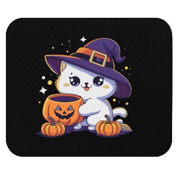 Discover Cute Cat Halloween 3 Mouse Pads