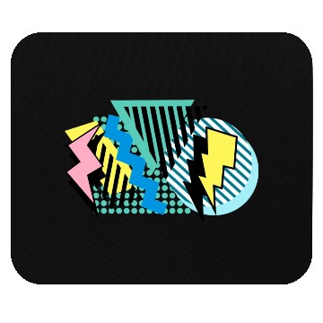 Discover Retro 90s abstract design-1 Mouse Pads