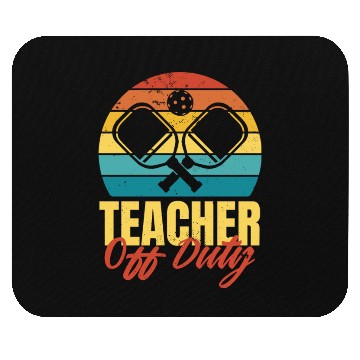 Discover Pickleball teacher retro Mouse Pads