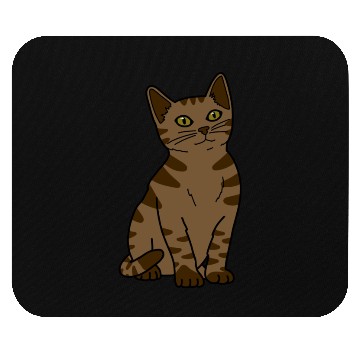 Discover Brown Tabby Cat Mouse Pads