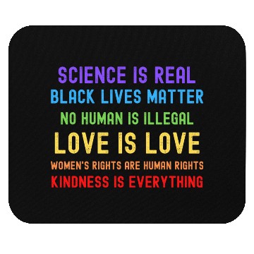 Discover Science Is Real Black Lives Matter Mouse Pads