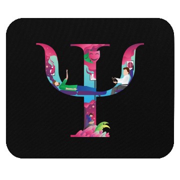 Discover Psychology Symbol Mouse Pads