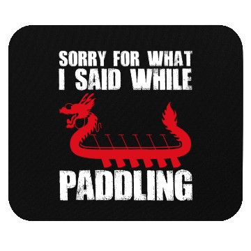 Discover Funny Dragon Boat Racing Paddle Mouse Pads