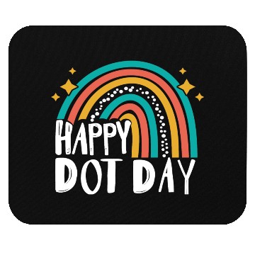 Discover Happy Dot Day Rainbow Polka Dot International Mouse Pads