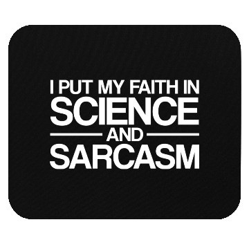Discover atheism science Mouse Pads