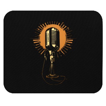 Discover Microphone Retro Mic Mouse Pads