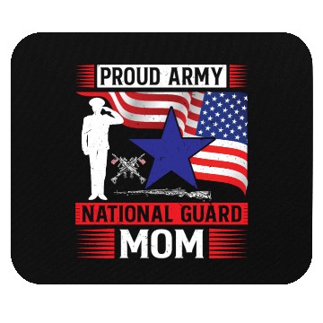 Discover Proud Army National Guard Mom Mouse Pads