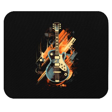 Discover Guitar Music Vibes Mouse Pads