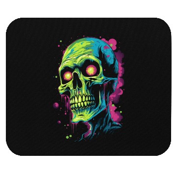 Discover Neon Zombie Mouse Pads