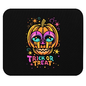 Discover Halloween Skeleton Pumpkin Mouse Pads