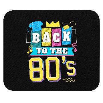 Discover Back to the 80s party theme costume Mouse Pads