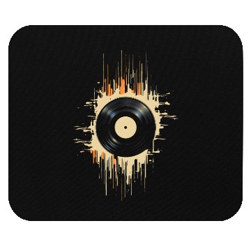 Discover Vinyl Record Splash Mouse Pads