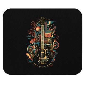 Discover Guitar Music Dreams Mouse Pads