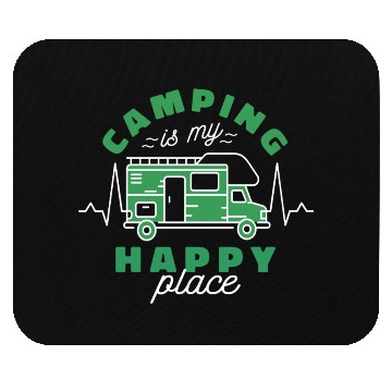 Discover Camping is my happy place Mouse Pads