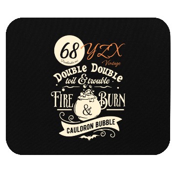 Discover Fire burn vintage style Mouse Pads