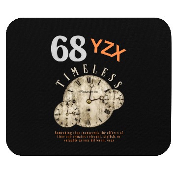 Discover Timeless, vintage clock Mouse Pads