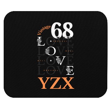 Discover vintage love will prevail Mouse Pads
