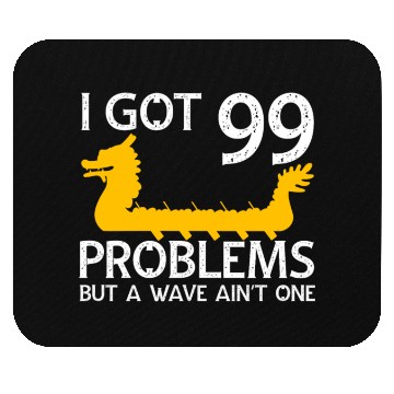 Discover Funny Dragon Boat Racing Paddle Mouse Pads