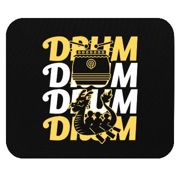 Discover Funny Dragon Boat Racing Paddle Mouse Pads