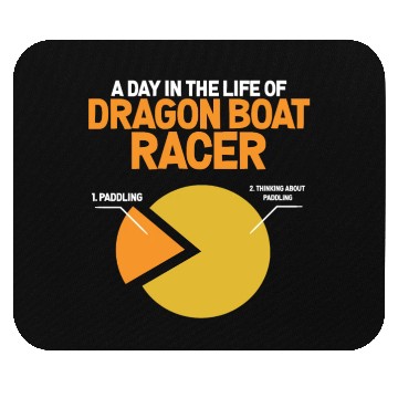 Discover Funny Day Life Of Dragon Boat Racer Paddling Mouse Pads