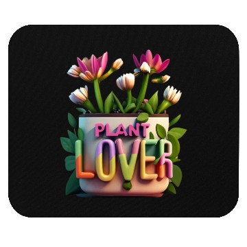 Discover Plant Lover, Flower Lover 3D Aesthetic Design Mouse Pads