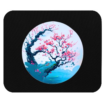 Discover Cherry blossoms tree Mouse Pads