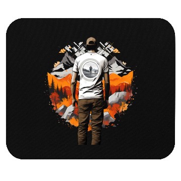 Discover Autumn Hiking Mouse Pads