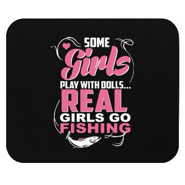 Discover Real Girls Go Fishing Mouse Pads