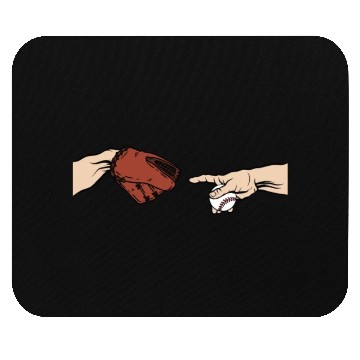 Discover Creative Baseball Player Funny Baseball Mouse Pads