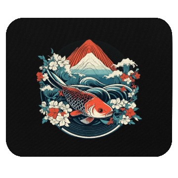 Discover Koi Fish Koi Carp Japanese Koi Garden-Pond Koi Mouse Pads