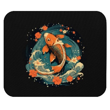 Discover Koi Fish Koi Carp Japanese Koi Garden-Pond Koi Mouse Pads