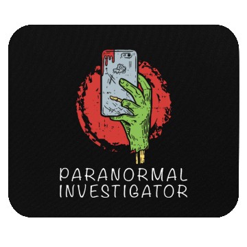 Discover Ghost Hunting Paranormal Investigator Mouse Pads