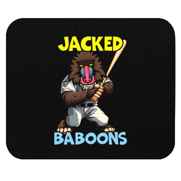Discover Baboon Monkey Lover Wildlife Animal Zookeeper Mouse Pads