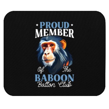 Discover Baboon Monkey Lover Wildlife Animal Zookeeper Mouse Pads