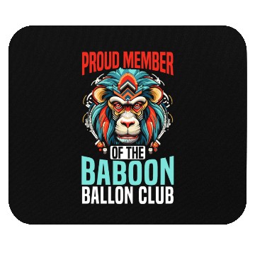Discover Baboon Monkey Lover Wildlife Animal Zookeeper Mouse Pads