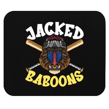 Discover Baboon Monkey Lover Wildlife Animal Zookeeper Mouse Pads