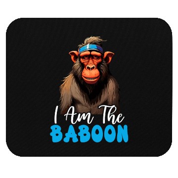Discover Baboon Monkey Lover Wildlife Animal Zookeeper Mouse Pads
