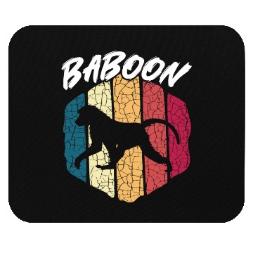 Discover Baboon Monkey Lover Wildlife Animal Zookeeper Mouse Pads