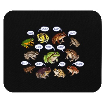 Discover Frog Love Songs Mouse Pads