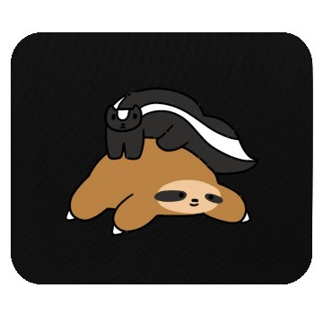 Discover Sloth and Skunk Mouse Pads