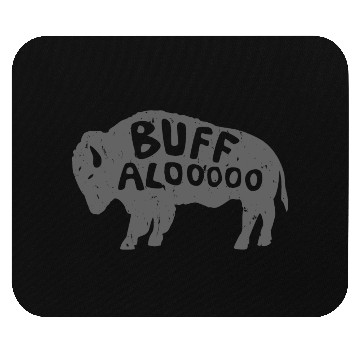 Discover Distressed Buffalo Buffaloooooo American Bison Mouse Pads