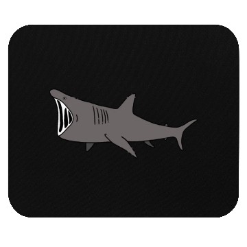 Discover Simple Basking Shark Mouse Pads