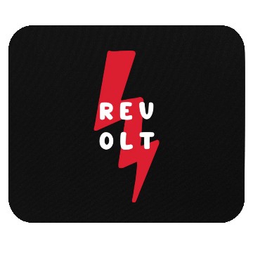 Discover Revolt Lightning Bolt Revolutionary Mouse Pads