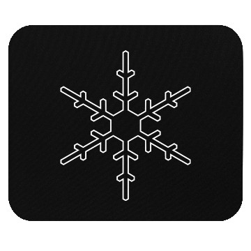 Discover Snowflake Winter Mouse Pads